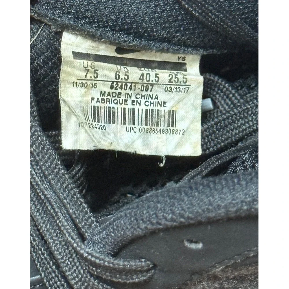 Nike Air Foamposite Pro Wool Dark Grey Heather Black 624041-007 Mens 7.5‎